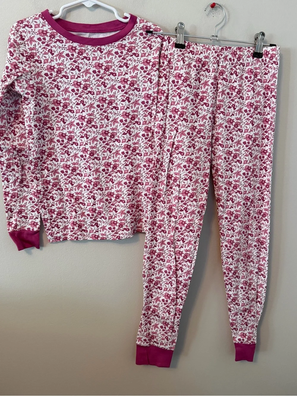 Lake Floral Pink Two-Piece Pajama Set